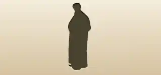 Astrologer silhouette