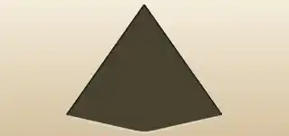 Pyramid silhouette