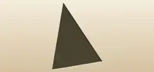 Pyramid silhouette