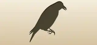 Crow silhouette