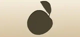 Apple silhouette