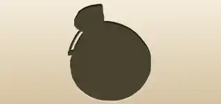 Apple silhouette