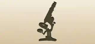 Microscope silhouette