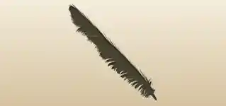 Feather silhouette