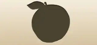 Apple silhouette