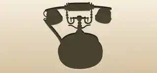 Telephone silhouette