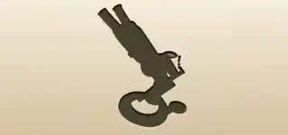 Microscope silhouette
