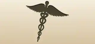 Caduceus silhouette