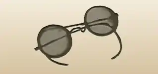 Eyeglasses silhouette