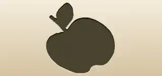 Apple silhouette