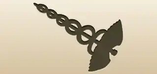 Caduceus silhouette