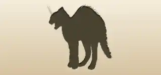 Cat silhouette