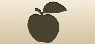 Apple silhouette