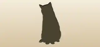 Cat silhouette