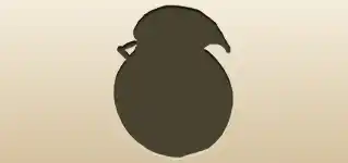 Apple silhouette
