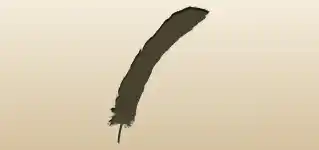 Feather silhouette