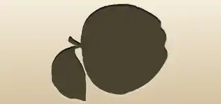 Apple silhouette