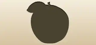 Apple silhouette