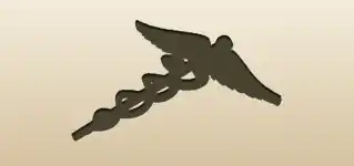 Caduceus silhouette