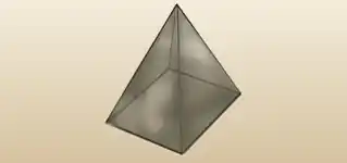 Pyramid silhouette
