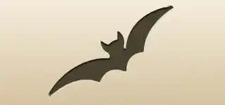 Bat silhouette