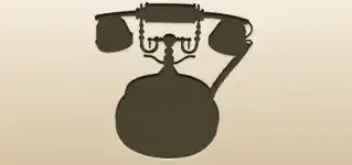 Telephone silhouette