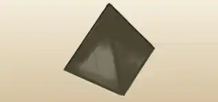 Pyramid silhouette