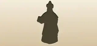 Astrologer silhouette