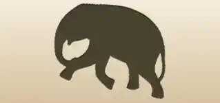 Elephant silhouette