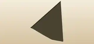 Pyramid silhouette