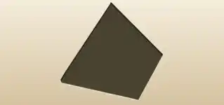 Pyramid silhouette