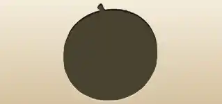 Apple silhouette