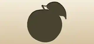 Apple silhouette