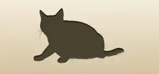 Cat silhouette