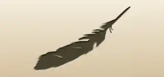Feather silhouette