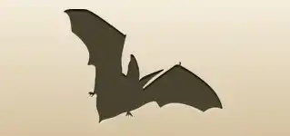 Bat silhouette