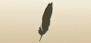 Feather silhouette