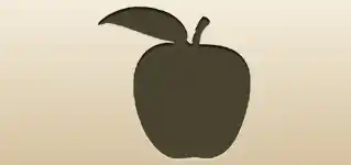 Apple silhouette
