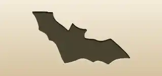 Bat silhouette