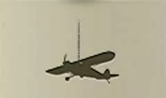 飛行機のシルエット