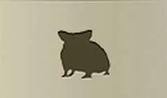 イヌのシルエット