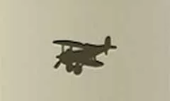 飛行機のシルエット
