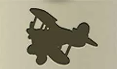 飛行機のシルエット