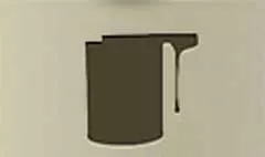 ペンキ缶のシルエット