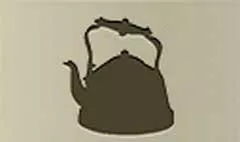 やかんのシルエット
