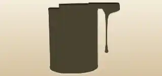 Can of Paint silhouette