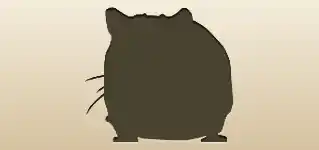 Hamster silhouette