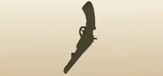 Revolver silhouette