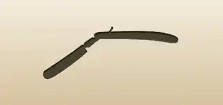 Straight Razor silhouette
