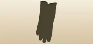 Glove silhouette